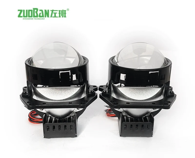 Faróis automotivos de LED prismático de 3 polegadas